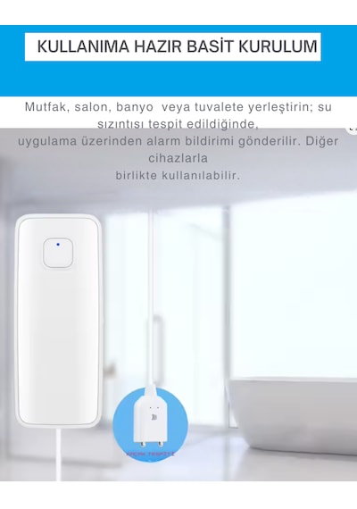 Obiem Akıllı Ev Güvenlik Alarm Sistemleri Su Kaçağı Tespit Sensör
