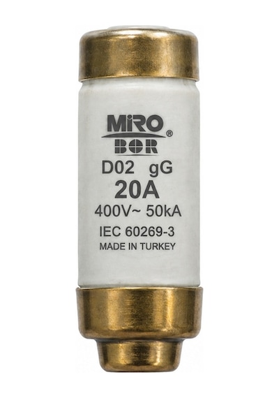 Ro26 400v D02 20a Buşon Sigorta 10'lu Paket