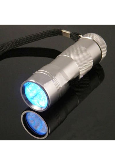 Uv Işık El Feneri 21 Led Ultraviyole Mor Işık Para Leke Kontrol