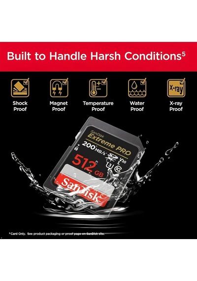 Sandisk Extreme Pro Sdxc Uhs-ı Hafıza Kartı 512 Gb V30, Aktarım