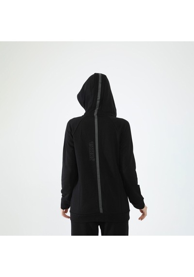 Joma 6231305-siyah Kadın Önden Fermuarlı Sweat
