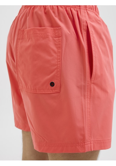 Jack & Jones Jack Jones Yazı Baskılı Erkek Deniz Şortu 12272799 Kırmızı