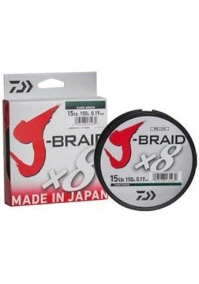 Daiwa Jbraid 8B Koyu Yeşil 300M Ip Misina (426310454)