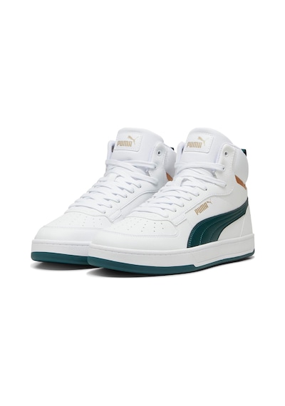 Puma Caven 2.0 Mid Beyaz Erkek High Sneaker Beyaz-k Yesıl Çok Renkli