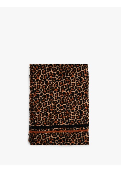 Koton Leopar Desenli Uzun Atkı Multıcolor 6wak50134aa Mavi