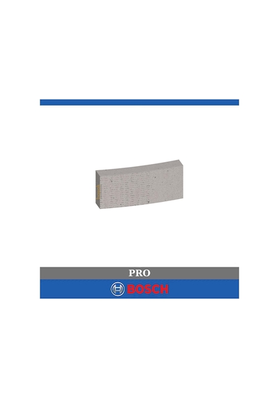 Bosch Pro 250 Mm Sulu Karot Ucu İçin Yedek Elmas-segment 2608601806