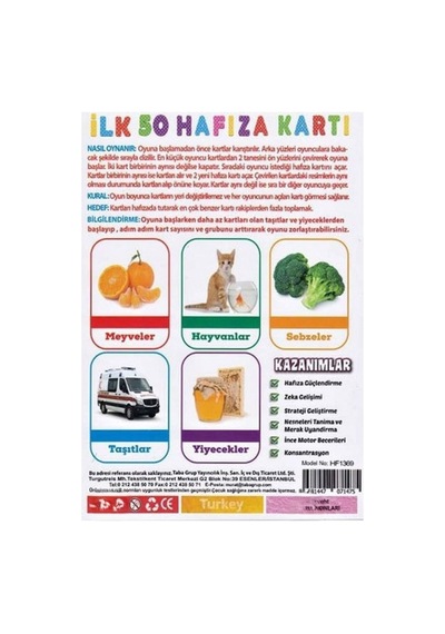 Bezos 1475 İlk 50 Hafıza Kartları Pc777