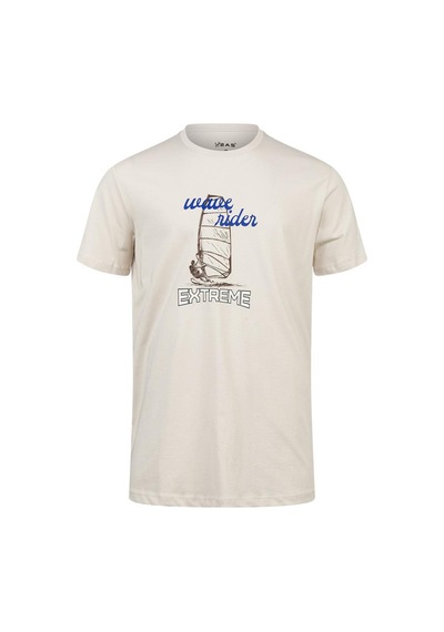2as Alex Baskılı Erkek Sıfır Yaka T-shirt 042 Kum