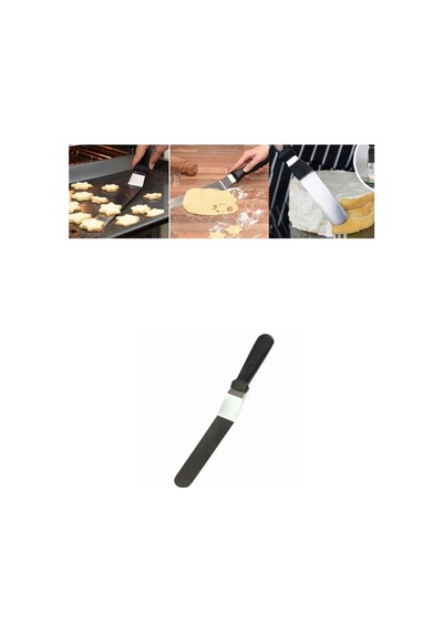 Eğik Sıvama Paleti - Spatulası Paslanmaz Çelik- 20 cm
