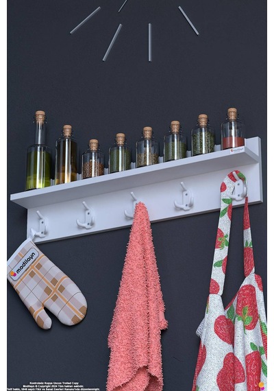 Kedi 15 Kancalı Mutfak Askısı 3'lü Set 76,4x19 Cm - Şık Tasarım, Çok Amaçlı Düzenleyici Ve Yer Tasarrufu Beyaz Kedi 15 Kancalı Mutfak Askısı 3'lü Set 76,4x19 Cm - Şık Tasarım, Çok Amaçlı Düzenleyici Ve Yer Tasarrufu Beyaz