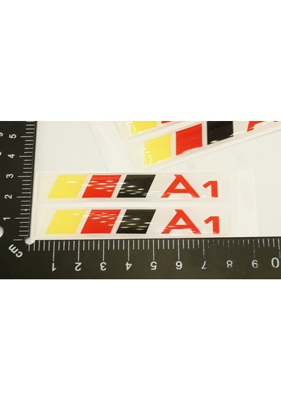 Audi A1 Logo Motor Kapağı Damla Silikon Plaka Logo Arma Amblem Ye