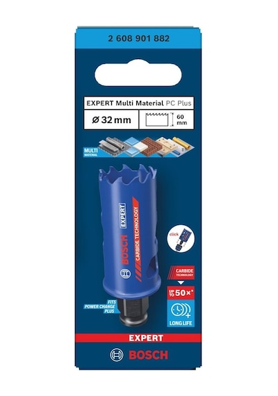 Bosch Expert 32 Mm Farklı Malzemeler İçin Karbür Panç 2608901882