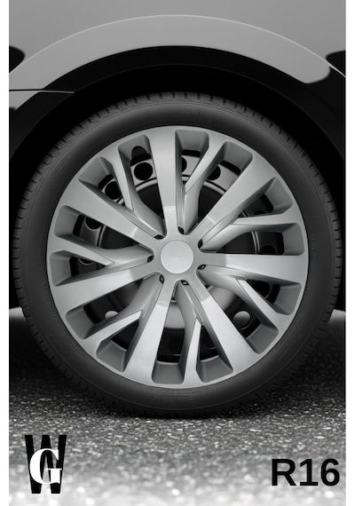 Renault Clio 4 16 İnç Jant Kapağı 4 Adet Gri G116