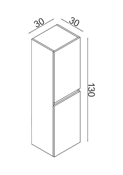Teta Home Tokyo Mdf Banyo Boy Dolabı Beyaz Beyaz