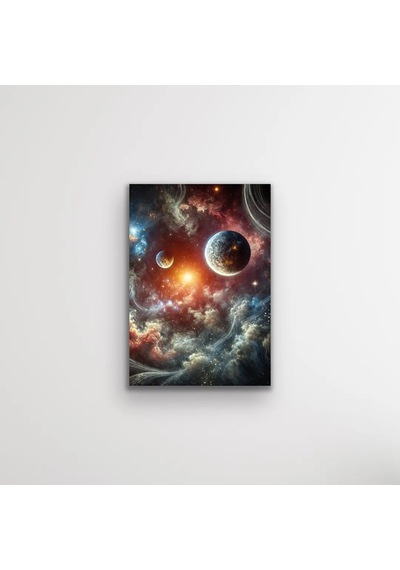 Gezegenler Temalı Kanvas Tablo 70x100 Cm 100 x 100