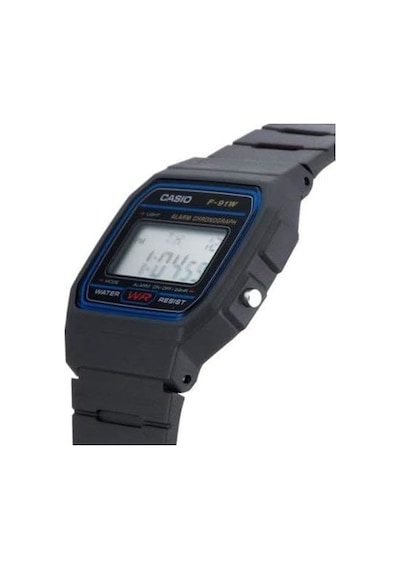 Casio Orjinal F 91w-1dg Siyah Erkek Kol Saati Siyah