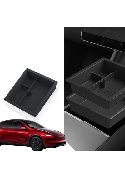 Tesla Juniper Orta Konsol Düzenleyici Siyah Alt Ve Üst 2 Parça