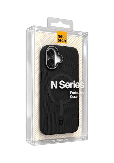 Nettech Apple İphone 17 Uyumlu Nt-n125 Magsafe Arka Koruma Kılıf - Kahverengi