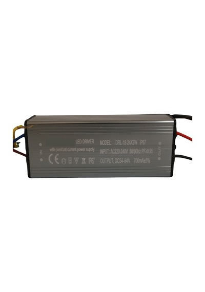 18-24x3w Led Driver 700ma 54-84v Power Led Sürücü Ip67 Power Led Driver