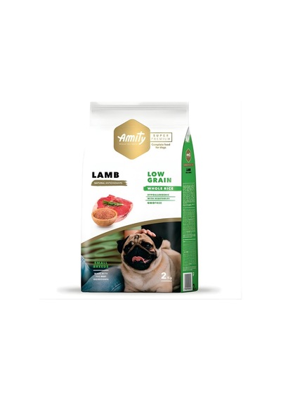 Amity Super Premium Kuzu Etli Düşük Tahıllı Küçük Irk Yetişkin Köpek Maması 2 Kg