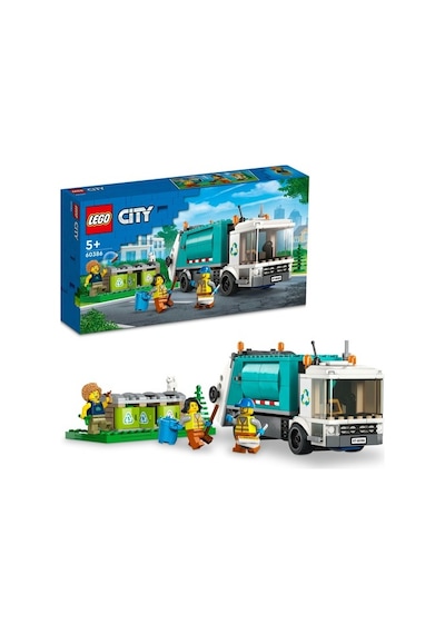 LEGO® City Geri Dönüşüm Kamyonu 60386 Yaratıcı Oyuncak Yapım Seti 261 Parça