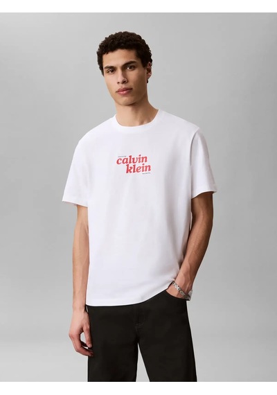 Calvin Klein Ss 20s Calvınkleın Beyaz Erkek Tişört