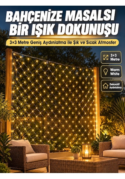 Sıcak Gün Işığı Led İle Geniş Alanlarda Göz Alıcı Dekorasyon
