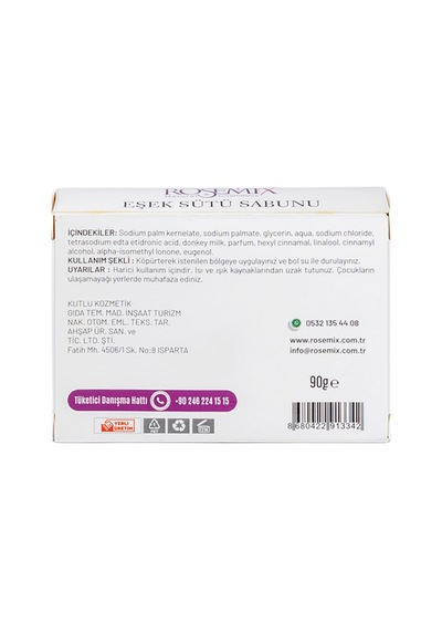 Rosemix - 446 - - Sütü Sabunu Kutulu 90 Gr - 2 Adetlik - Ilkestor - Set Ürün Diğer