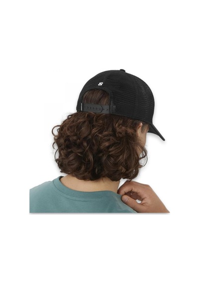 Salomon Lc2428900 Cap Trucker U Siyah Unisex Şapka Siyah-mor Siyah