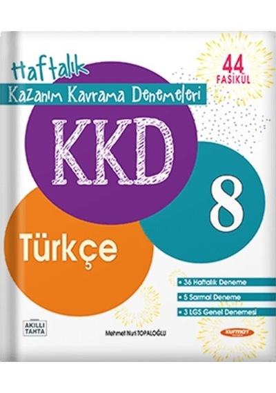8. Sınıf Türkçe Haftalık Kazanım Kavrama Denemeleri Kurmay Elt Ya