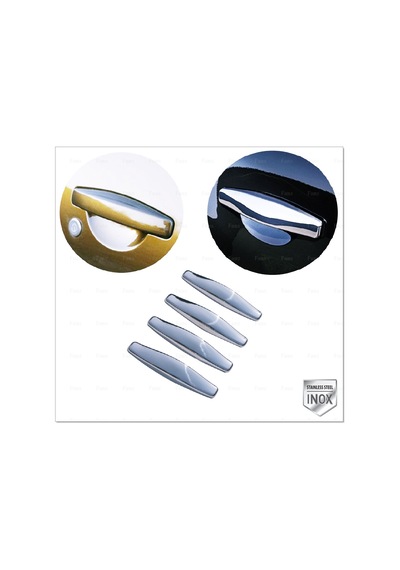 Dacia Duster Uyumlu 2010-2017 Krom Kapı Kolu 4 Kapı Paslanmaz Çelik