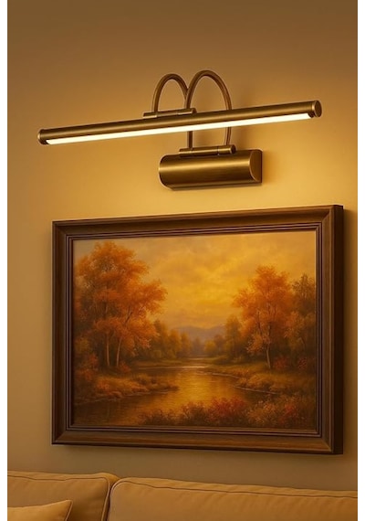 Sarjlı Led Flüt Resim Aplik 6w 3200k Gün Işığı 35cm Duvar Tipi Ayna/tablo Üstü Dekoratif Işık Ip20 Iç Mekan Kullanım Eskitme