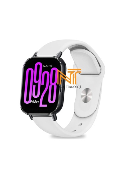 Redmi Watch 5 Active/redmi Watch 5 Lite İle Uyumlu Silikon Spor Kordon, Beyaz, 22 Mm