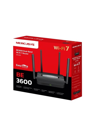 Mr25be Be3600 Mbps, Fiber Destekli, 4 10/100/1000mbps Port, Easy Mesh Uyumlu, Dual-band Wi-fi