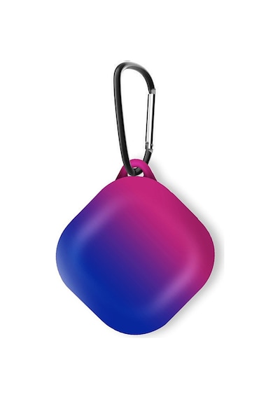 Microsonic Samsung Uyumlu Galaxy Buds Live Kılıf Degrade Rubber Pembe Mavi