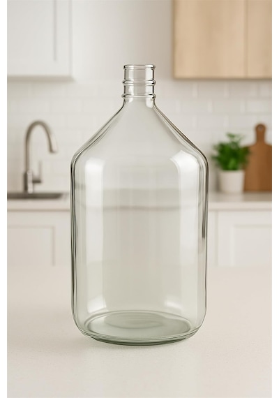 15 Litre Şişecam Cam Damacana Sıfır Üründür Kapaklı Sebile Uyumlu Kırılmaya Dayanıklı Kalın Camlı Diğer
