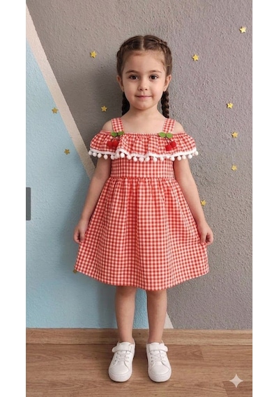 Yağmur Giyim Pembiş Pitikare Desenli Kişrazlı Gofre Kumaş Kız Çocuk Elbise 1-5 Yaş 904 Turuncu Yağmur Giyim Pembiş Pitikare Desenli Kişrazlı Gofre Kumaş Kız Çocuk Elbise 1-5 Yaş 904 Turuncu