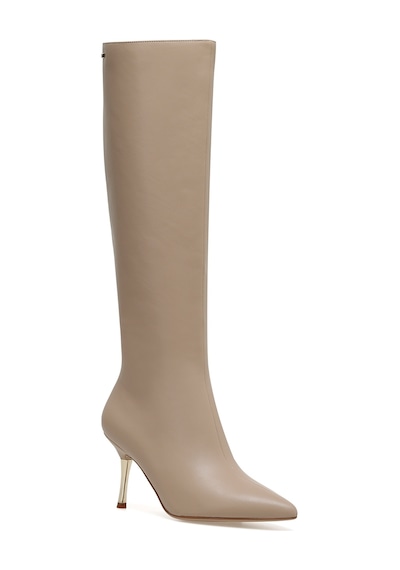 Nine West Berısa 2pr Nude Kadın Topuklu Çizme Bej