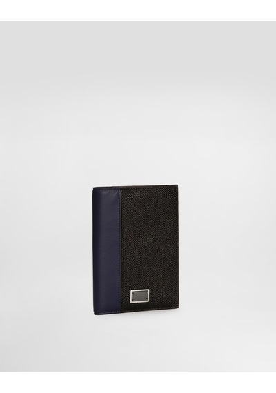 Dolce & Gabbana Dauphine Colored Passport Holder Siyah