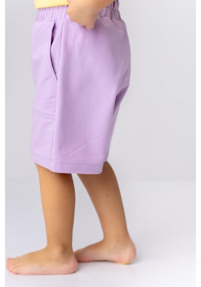 Zeyland Unisex Cepli Basic Şort-lıla Lila