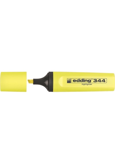 Edding Fosforlu Kalem E-344 Sarı 10'lu Sarı