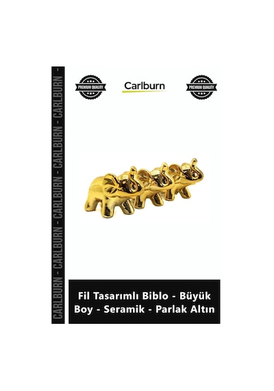 Özel Üretim Lüks Dekoratif Modern Gold Obje Hediye Fil Tasarımlı Biblo Büyük Boy Seramik Parlak Altı