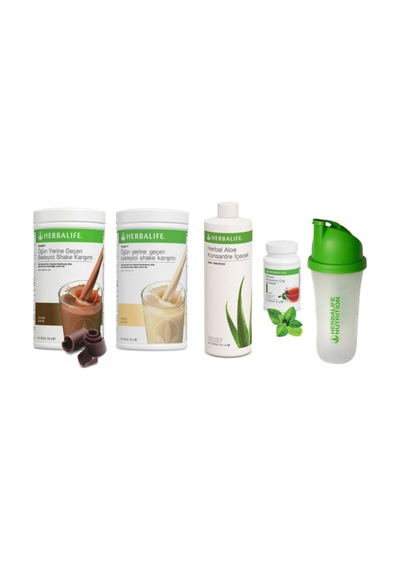 Herbalife Çikolata Shake 1 Adet Vanilya Shake 1 Adet - Bitkisel Kontsantre Çay 50 Gr - Aloe Vera