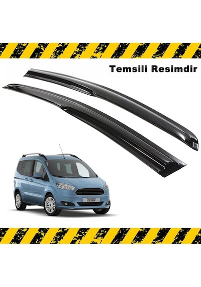Ford Courier Mügen Cam Rüzgarlığı 2014 - 2020 Arası 2 Li Set N11.24970