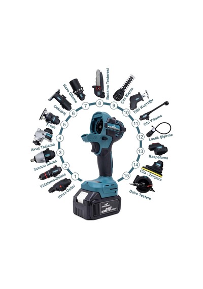 Dawreek BT0235 MK16 16 Başlıklı Çok Amaçlı Makine