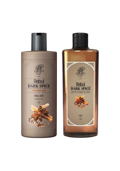 Rebul Dark Spıce 250 Ml Kolonya + 500 Ml Duş Jeli 2'li Set