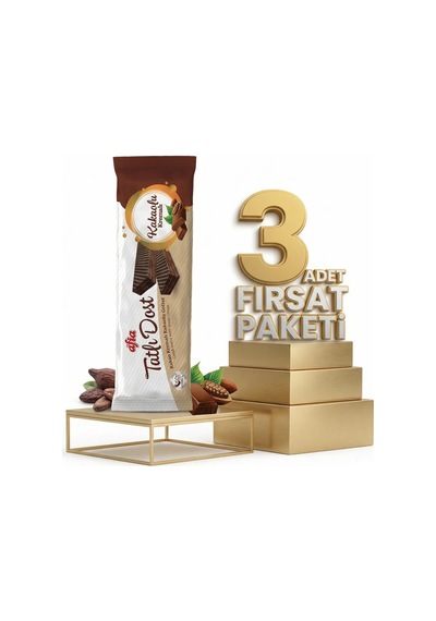 Afia Tatlı Dost Kakao Kremalı Gofret 3x140 Gr