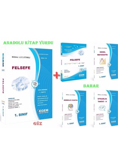 Aöf 1. Sınıf Felsefe Güz-bahar Konu Anlatımlı Soru Bankası
