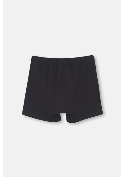 Dagi 1220 Erkek 2'li %100 Pamuk Penye Boxer-siyah Siyah