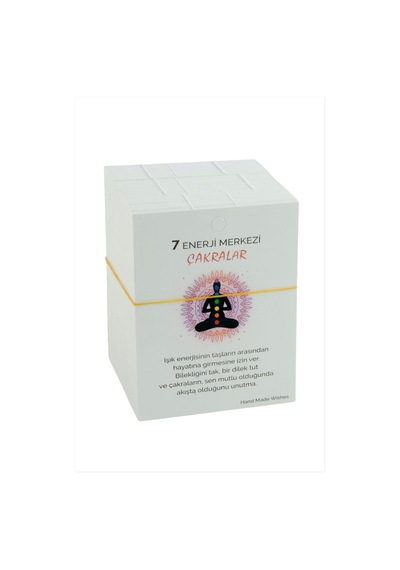 Zenviac456 Çakra Enerji Taşları Bileklik Kartı 200 Adet Zenviac45678